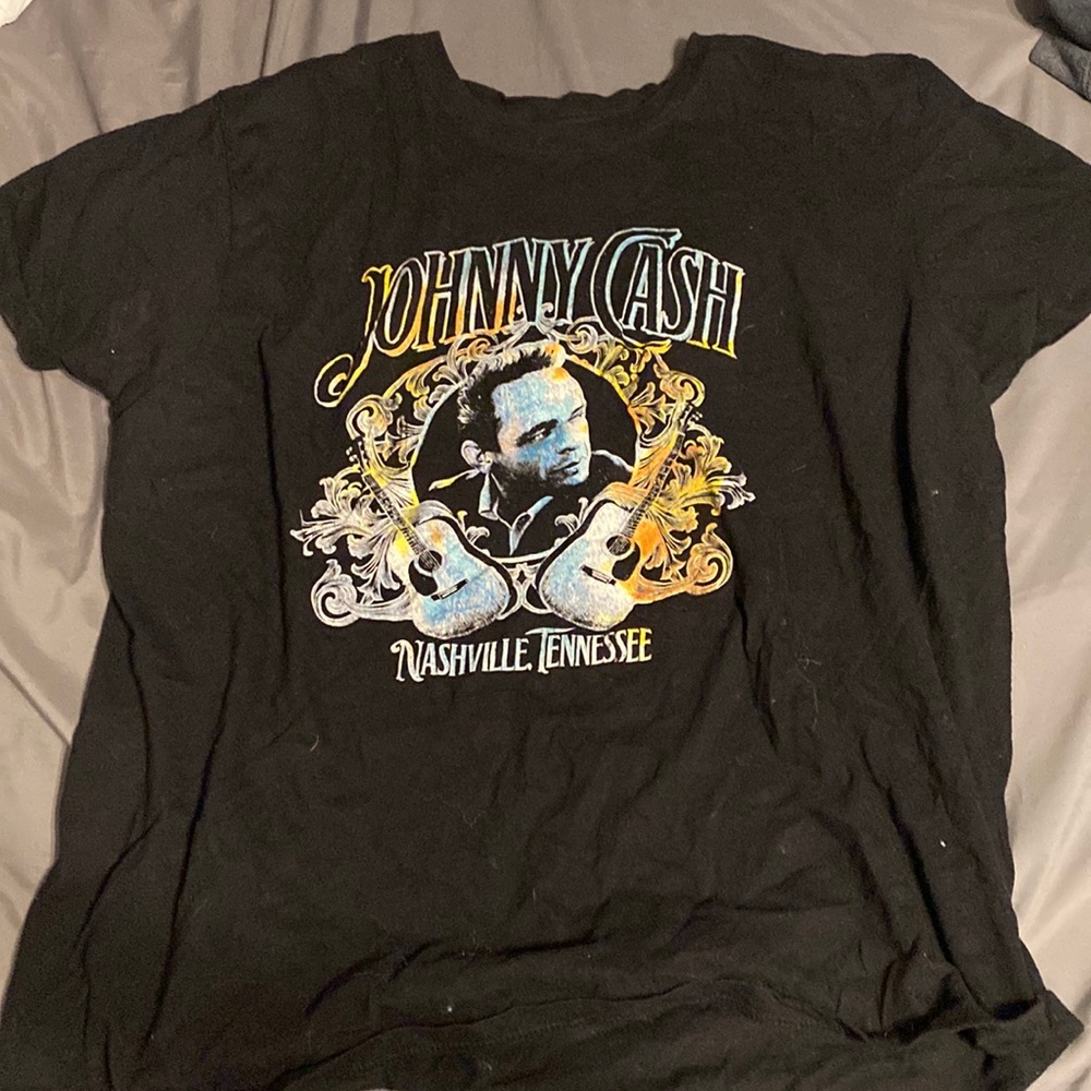 Johnny cash short sleeved shirt